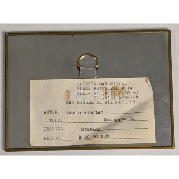 Rocio Pindter Embossed Floral Art Print Metal Frame 'These are for you' - Picture 4 of 13